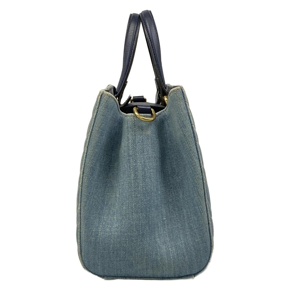 Gucci GG Marmont Handbag 448054 Blue Navy Denim Leather - Picture 4 of 15